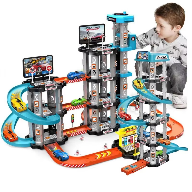 Hot Wheels Car Track Sets - 레이싱 트랙 자동차 경사로 장난감 어린이