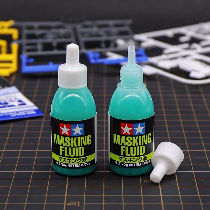 Tamiya Model Paint Set - 타미야 87229 수성 마스킹 액체 20g
