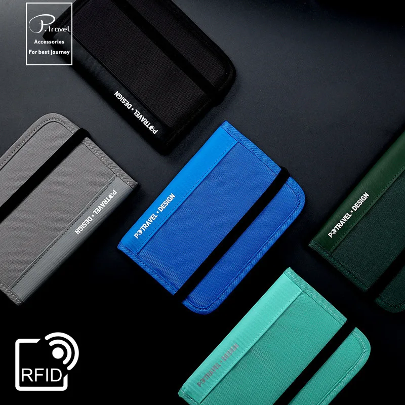 Card Top Loader - RFID 여행 지갑 여권 홀더 신용카드