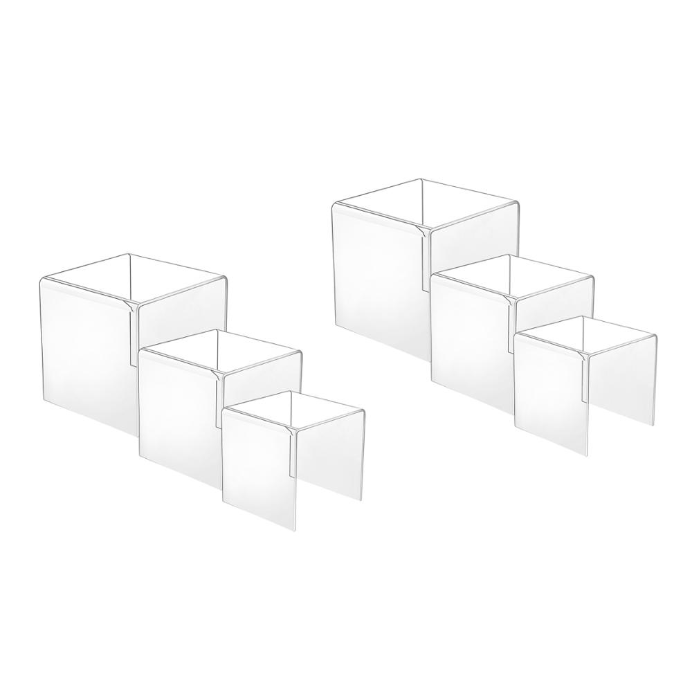 Display Risers Set - 투명 아크릴 디스플레이 받침대 (POP 피규어용)