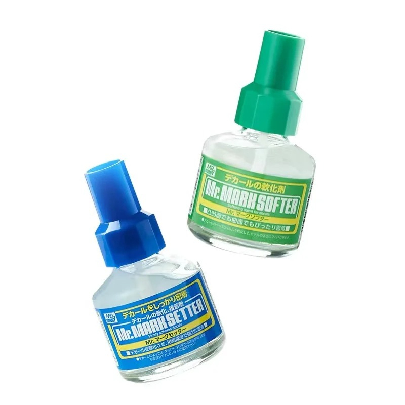 Tamiya Model Paint Set - MS231/232 40ml 수성 스티커 연화제 DIY