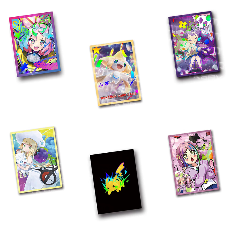Card Penny Sleeve - 60 개/대 67x92mm 애니메이션 포켓몬 게임