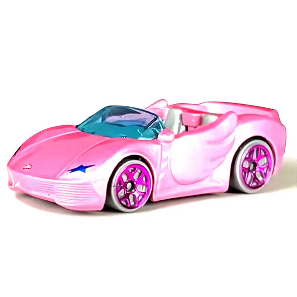 Hot Wheels Car Track Sets - 뜨거운 바퀴 핑크 바비 엑스트라 아이