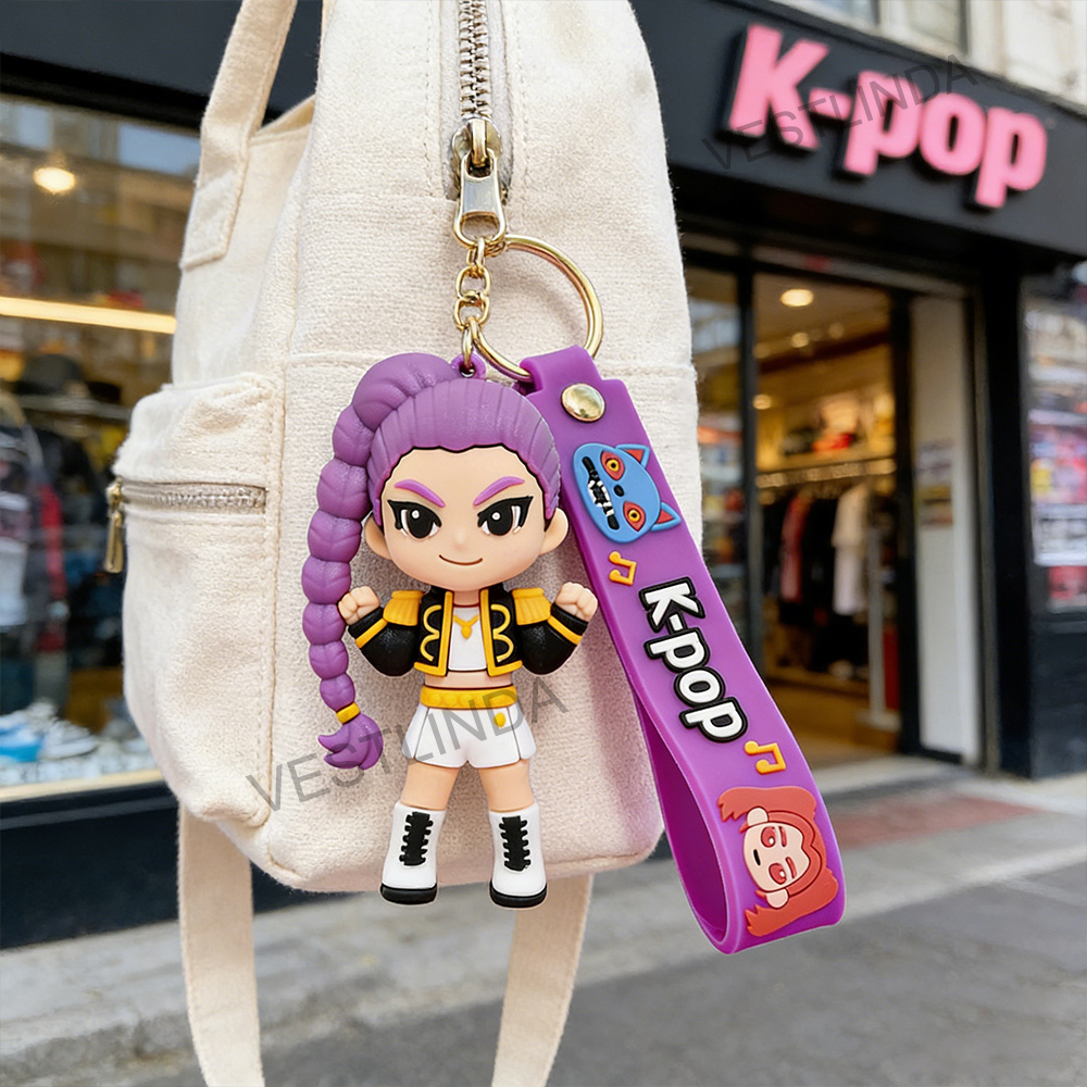 인기 폭발 K팝 데몬 헌터 시리즈 키체인 3D 스테레오 - Vinyl Figure Blank 리뷰 및 가격