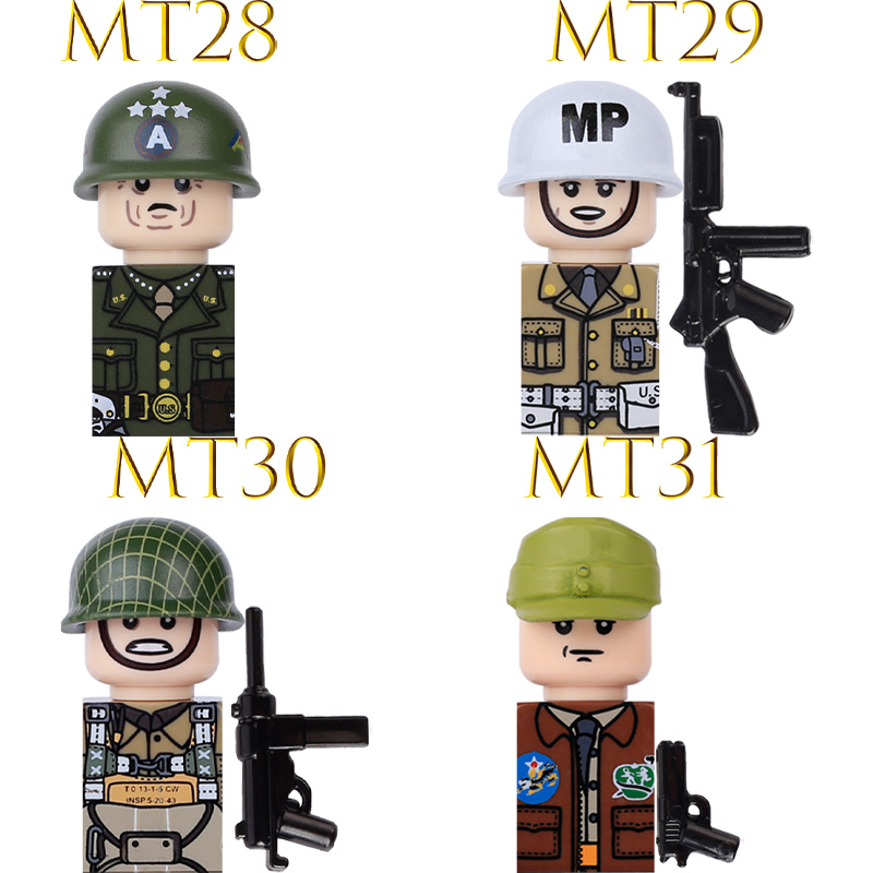 어린이 장난감 2차 세계대전 군대 액션 피규어 조립 블 - Lego Minifigure Holder 리뷰 및 가격