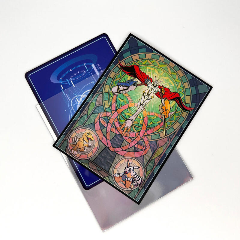 60개/세트 디지몬 어드벤처 오메가몬 임페리얼드라몬 카 - Card Penny Sleeve 리뷰 및 가격