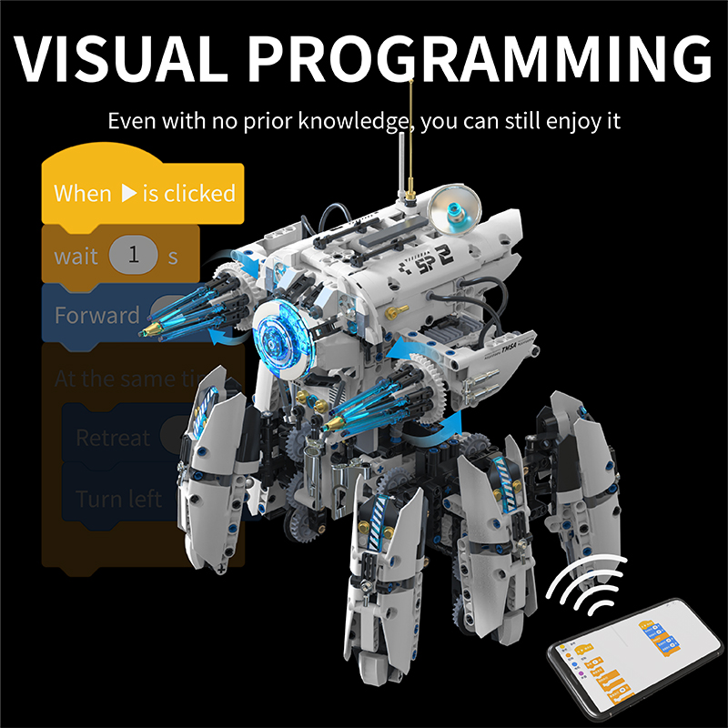 기술 프로그래밍 헥사포드 로봇 SF 전쟁 기계 조립 블 - Lego Set City 리뷰 및 가격