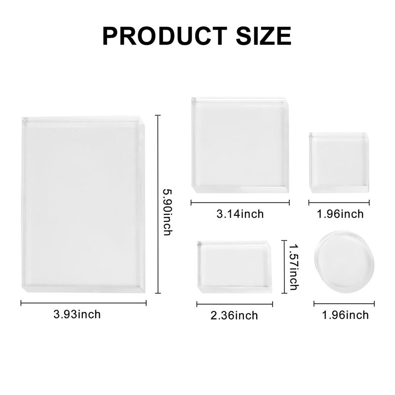 DIY 스크랩북킹용 DT19 10개 투명 아크릴 스탬프 - Display Risers Set 리뷰 및 가격