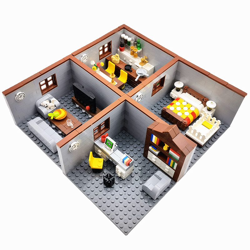 호환 클래식 도시 블록 집 가구 MOC 어린이를위한 D - Lego Set Creator 리뷰 및 가격