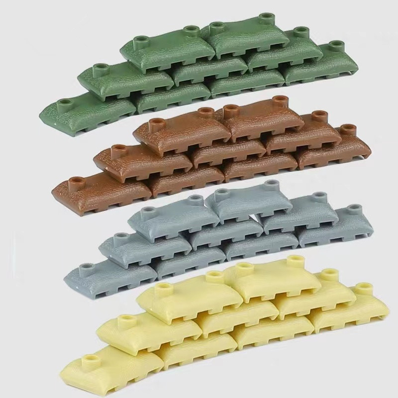 50개 MOC 군사용 샌드백 블록 장난감 부품 호환 가 - Lego Minifigure Holder 리뷰 및 가격